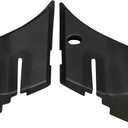 Windshield Wiper Cowl End Panel Compatible with GMC Sierra 2007-2013 1500 2500 3500 LH & RH 1 Pair Black Air Inlet Grille 15946003 15946004