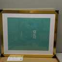 LaVie Home 20x24 Picture Frame Gold Poster Frame, Display Pictures 16x20 with Mat or 20x24 Without Mat, Stable and Sturdy Frame and Polished Plexiglass, Horizontal and Vertical Format of The Walls