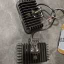 120W 6 Inch Trator Work Light, 10400Lms Excavator Flood Light Offroad Lighting fits Farm Tractor Engineer Truck, 12/24V