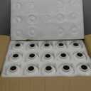 Tioncy 15 Set 5.5"*3" White Ceramic Bud Vases Bulk Boho Christmas Decoration Centerpieces Small Flower White Ceramic Vases for Dry Flowers Pampas Grass Home DIY Wedding Table Decor