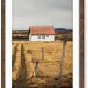 Fun Memories 24 x36 Poster Frames, 24x36 Solid Wood Picture Frame, Photo Frame 20x30 with Mat or 24 x 36 Without Mat, 24x36 Large Picture Frame with Tempered Glass for Wall Mount, Walnut, 1 Pack