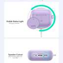 ESR for AirPods 4 Case, Compatible with Apple AirPods 4 Case (2024) (USB-C), Magnetic Lid, Full Drop Protection Cover with Carabiner, Cloud Series, Purple