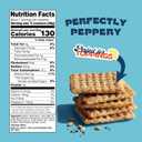 Back to Nature - Cracked Black Pepper Whole Wheat Crackers - Non-GMO, Made with Whole Grain Wheat & Sea Salt - Seriously Tasty Snacks - 7 Ounce Best By 05/31/26