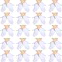 SATINIOR 20 Pairs White Gloves Kids Cosplay Costume Cotton Girls Boys Wrist Formal for Halloween Party (6-10 Years)