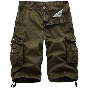 IDEALSANXUN Men's Casual Loose Fit Multi-Pockets Military Cargo Shorts Size 40 IDEALSANXUN Men's Casual Loose Fit Multi-Pockets Military Cargo Shorts Size 40