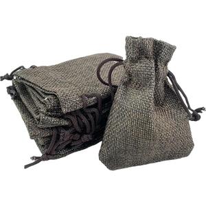 Palmhomee Pack of 20 Burlap Gift Bags with Drawstring Linen Jewelry Pouches Wedding Hessian Jute Bags for Birthday Treat Pouches Party Wedding Favors Gift(4x5.6 Inch, Mixed Colors)