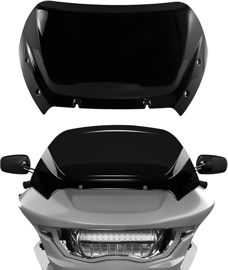 12" Windshield Windscreen Compatible for Harley Road Glide CVO/SE FLTRXSE 2023 2024 2025 2026 later FLTRX 2024 later CVO ST FLTRXSTSE 2024 later for 2023 2024 Road Glide Accessories, Black