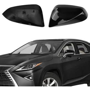 Glossy Black Direct Replacement Side Mirror Covers Caps for 2015-2021 Lexus NX200T NX300 RX350 RX450H, Directly Replace Style, Not Sticker Style, Driver Side