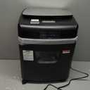BONSEN Shredder for Office, 120-Sheet Auto Feed Paper Shredder, Micro Cut Paper Shredders for Home Office Use, 30 Minutes/High Security Level P-4/6 Gallon Bin (S3110) Black