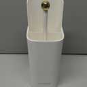 Esdallina Automatic Lifting Makeup Brush Holder with Lid Dustproof Cosmetic Organizers for Vanity-White