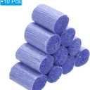 PATIKIL 10 Rolls Latch Hook Yarn Kit, Precut Rugs Yarn for Making Crochet Bundles, Tapestry DIY Craft for Adults Beginners, Dark Purple