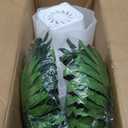 SAJANDAS Set of 2 Artificial Areca Palm Plants in Pots, 51 Inch Fake Tropical Palm Trees with Greenery Leaves and Stems, Faux Dypsis Lutescens Floor Plants for Office, Store, Garden, Home Decoration