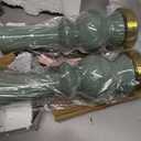 PORTRES 27" Modern Ceramic Table Lamp Set of 2 for Living Room Green & Gold Bedside Lamps for Bedroom Nightstand Lamp Tall End Table Lamps