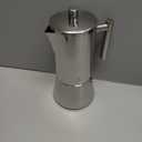 LAOION Stovetop Espresso Maker, 12Cup 17.5 oz Moka Pot, Stainless Steel Cuban and Italian Coffee Maker for Cafetera Cubana, Greca De Cafe Induction Stovetop Compatible, Coffee Gift for Home Travel (Silver)