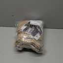 LAMIT Natural Linen Curtains for Living Room, 84 Inch Faux Linen Textured Privacy Drapes Grommet Boho Burlap Panels for Farmhouse/Bedroom, Set of 2 Panels, Tan, 38 x 84 Inch