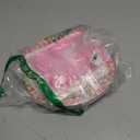 96Pcs Birthday Plates and Napkins Party Supplies, Pink Happy Birthday Cake Theme Party Paper Plates and Napkins Sets for Kids, Serve for 24 Guests, Striped Edge