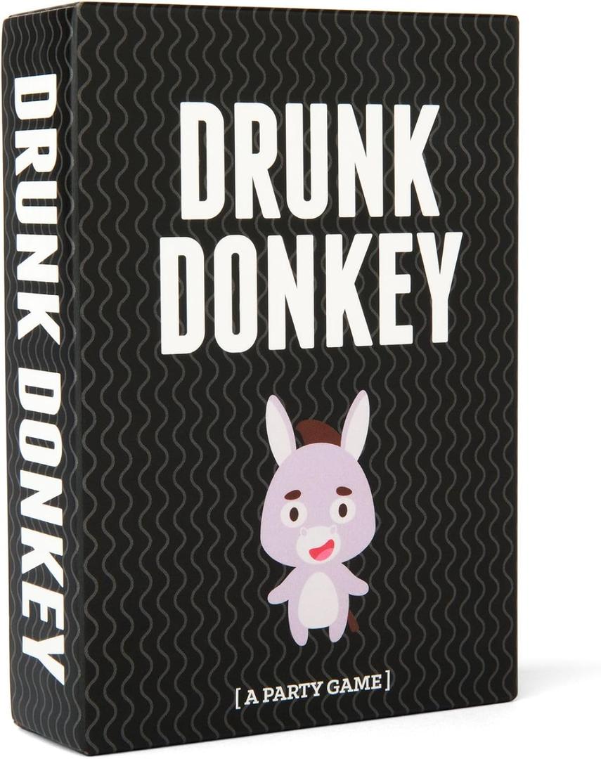 Drunk Donkey - A Fast Paced Party Game with Drinking + Animals + Suggestive Movements | Game Night, Pregames, 21st Birthday Gift for Him