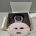 Red Light Therapy Mask for Face and Neck, 7 Colors with NIR Led Face Mask Light Therapy with Eye Protection and Remote, Rechargeable Ergonomic Design for True AntiAging Skincare at Home (Pink)