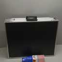 8-Foot Regulation Length Folding Table w/Optional Cup Holes, LED Lights, Custom Graphic (Choose Your Model) (Black)