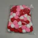 Valentines Day Decorations, 3 PCS Felt Garland with XOXO and Red Heart Shape Garland for Valentine Party, Wedding, Anniversary, Valentines Day Banner for Mantle Fireplace Walls Room Decor