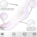 MANARC Women Cotton Ankle Socks Soft Comfortable Durable Breathable Reinforced Double Layer Cushioned (XX-Large, White, Blue, Light Grey (3 Pairs))