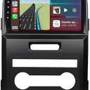 for Ford F150 Radio Upgrade 2009-2014: 9 Inch Touchscreen Car Stereo with Wireless CarPlay Android Auto - 4G+64G GPS Navigation Head Unit with Bluetooth WiFi