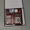 Flip Leather Wallet Case Card Holder, Protective Phone Flip Case for Iphone 15