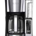 Ninja 12-Cup Programmable Coffee Brewer, 2 Brew Styles, Adjustable Warm Plate, 60oz Water Reservoir, Delay Brew - Black/Stainless Steel