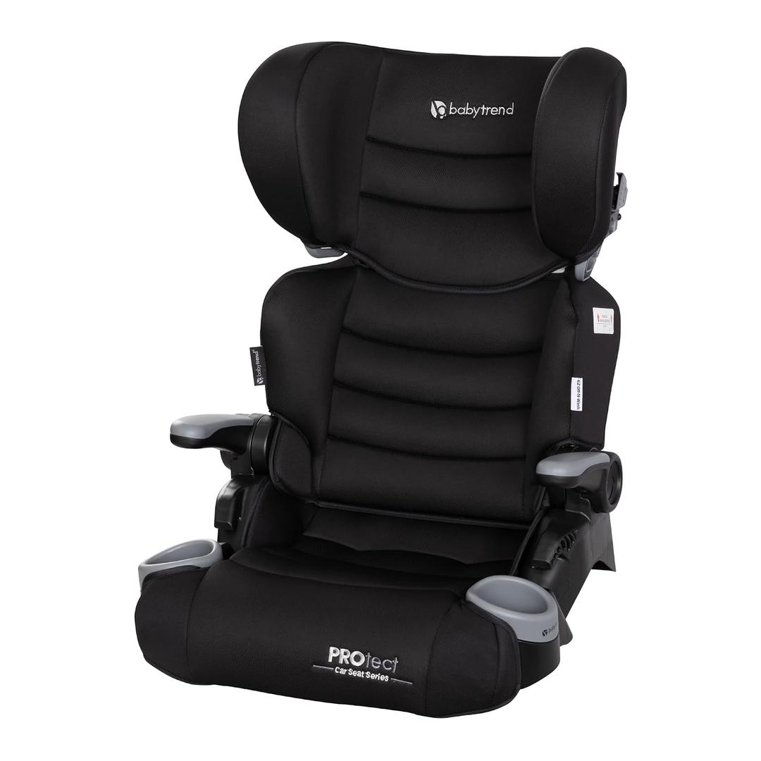 Baby Trend Protect 2-in-1 Folding Belt-Positioning Booster Seat, Midnight Black