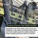 Heavy Duty Pool Storage Bag Kit, Floating Mesh Organizer for Pool Toys, Noodles, Floats and Swim Gear, Outdoor Storage