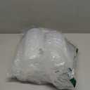 50 Strong 1 Liter BPA-Free Plastic Round Sports Water Bottle with Straw - 5 Pack