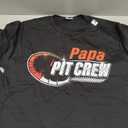 Race Car Birthday Party Racing Family Papa Pit Crew Long Sleeve T-Shirt L