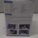 Travel Pillows for Airplanes, 360 Support Headrest Pillow with Eye Mask for Sleeping Long Flights, Travel Pillow for Car Road Trip, Car Headrest, Travel Accessories Stop Bobblehead, Black