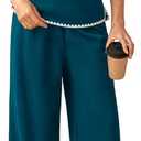BeryLove Two Piece Sets for Women Summer Outfits Lounge Sets Cap Sleeve Tops Wide Leg Crop Pants Vacation Travel Outfits
Size XXL