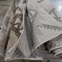 JONATHAN Y Neutral Diamond Kilim Indoor Outdoor Area Rug 8X10 Brown/Ivory, Sumak High-Low Pile for Backyard, Patio, Porch, Easy-Cleaning, High Traffic, Pet-Friendly, Non-Shedding (SBH107C-8)