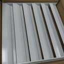 Outdoor AC Condenser Deflector Baffle, Galvanized Steel Wind Guide Cover Compressor Fence, Universal Fit for Air Conditioner Protection 25.5x25.5 in
