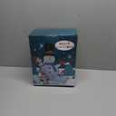 DearHouse 7Ft Lighted Christmas Inflatable Snowman with Three Cute Penguins, Rotating 7 Color Changing Lights Building 3 LED Lights Outdoor Indoor Holiday Yard Inflatables Home Decor