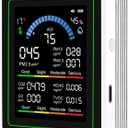 Air Quality Monitor Indoor, 10 in 1 Portable Smartair Quality Tester for CO2 | CO | TVOC | HCHO | Temp | AQI | PM0.3-1 Detection Hum for Home Cars Plants, Pets, Car, Hotel
