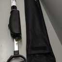 STEP2GOLD Ta-Da Chair Series 2- Portable Walking Stick, Cane with Seat, Foldable Chair, Hiking Stick, for Camping, Hiking, Lightweight Aluminum, Easy Carry, Anti-Slip (36.2"/Black)