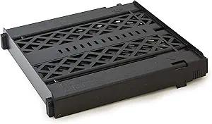 LockerMate Adjust-A-Shelf Locker Shelf, Extends to Fit Your Locker, Easy to Use, Perfect for School, Office, Gym, Black, 1-Pack