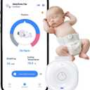 Babytone Smart Baby Monitor  Baby Breathing Monitors with Rollover & Overheating Alarms, Long Battery Life, Real-Time Temperature Tracking, Free App for Infants & Newborns 0-24 Months (Sleep Clip)