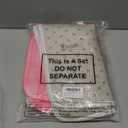 2 Pcs Valentine's Day Doormat Pink Heart Gnome Welcome Door Mats 15.75 x 23.62 Inch Washable Home Mat Cute Non Slip Entrance Bathroom Rug for Indoor Outdoor Home Kitchen Front Door Decorations