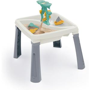3-in-1 Activity Table: Sand, Water & Creativity - White, Green, Yellow - Play Accessories, Sensory Toy, Indoor/Outdoor, Toddlers & Kids Ages 2+