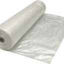 Farm Plastic Supply - Clear Plastic Sheeting - 8 mil - (10' x 100') - Thick Plastic Sheeting, Heavy Duty Polyethylene Film, Drop Cloth Vapor Barrier Covering for Crawl Space