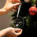 Pregnancy Announcement Gifts, Wedding Ornaments, Expecting Baby Ornament 2026, Baby Coming Soon Ornament 2026 for Christmas, for Family, Husband, Grandparents, Family, Aunt
