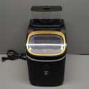 COWSAR Countertop Ice Cube Maker, 30LBS/24H Portable Ice Machine with Top External Water Tank, Self-Cleaning Function, 16 Pcs Ice Cube/13 Mins, Ice Scoop and Basket Perfect for Home, Office, Black