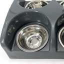 Puppy Feeding System 6 Litter Multiple Dog Bowl Feeder Puppy Feeder Station, Weaning Dish Puppy's Feeding