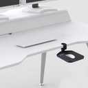 Ergonomic Mouse Platform Under Desk Ergonomic Wrister Mouse Pad (Black)
