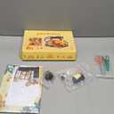 Miniature House Kit Julia Bakery, DIY Dollhouse Kit for Adults with Furniture & LED, Tiny House Kit Wooden Craft Gift for Adults Women Teens