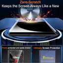 Ferilinso 3 Pack Screen Protector for Samsung Galaxy Z Fold 6 [Phone Case Friendly], Inside Anti-Spy Film with 3 Pack Back Tempered Glass + 3 Camera Lens Protector Accessories